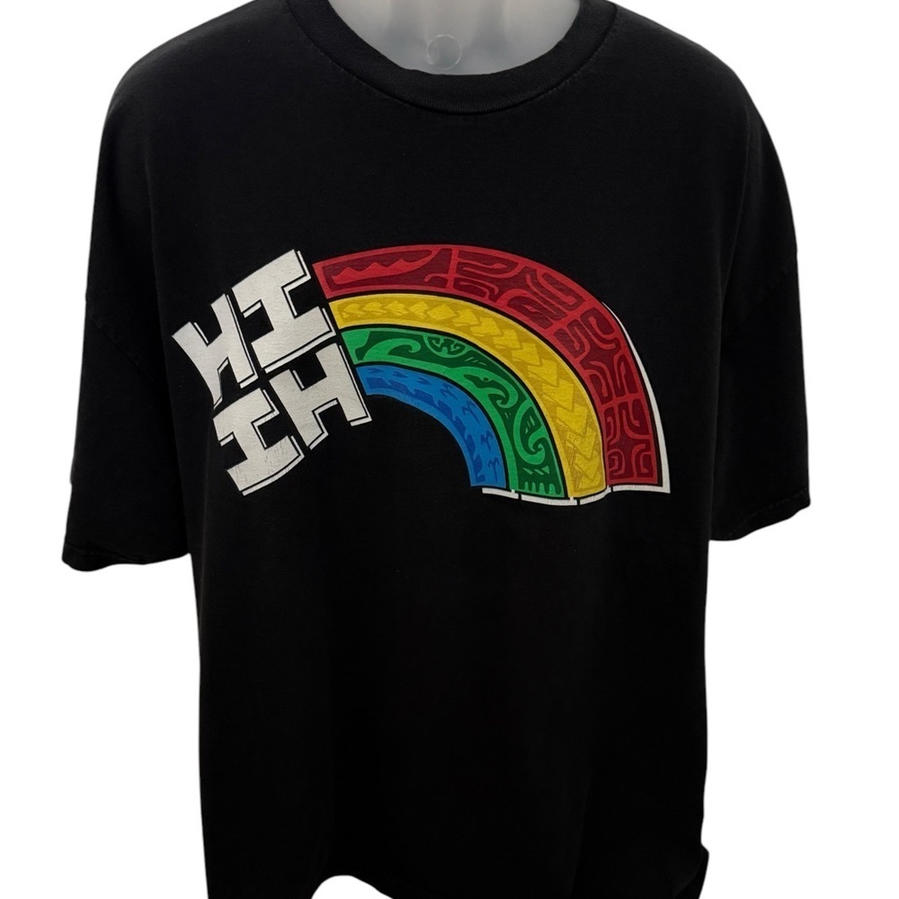 HAWAII’S HI FINEST Endless Summer August 2014 Rainbow Tee Shirt Men 2XL XXL